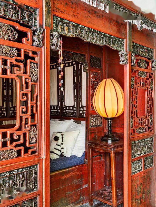 中国古代床榻间的学问：架子床、拔步床、罗汉床、美人榻_搜狐网