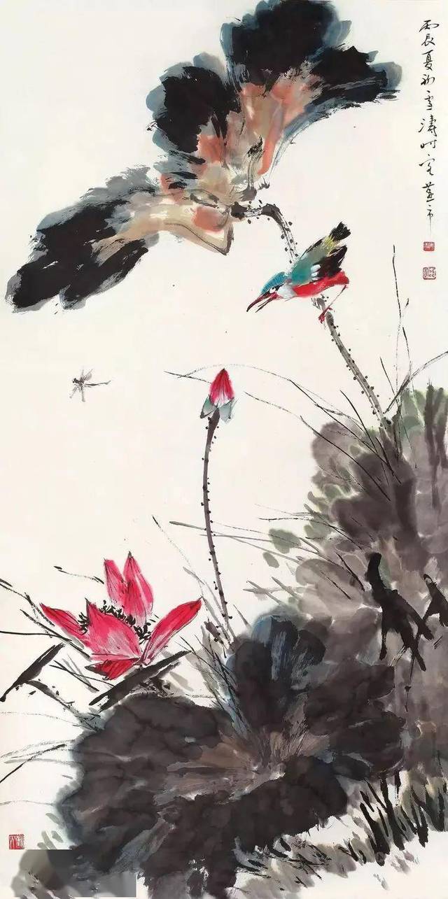 肖艳｜王雪涛荷花翠鸟金鱼临习班（学10幅只需100元）_搜狐网