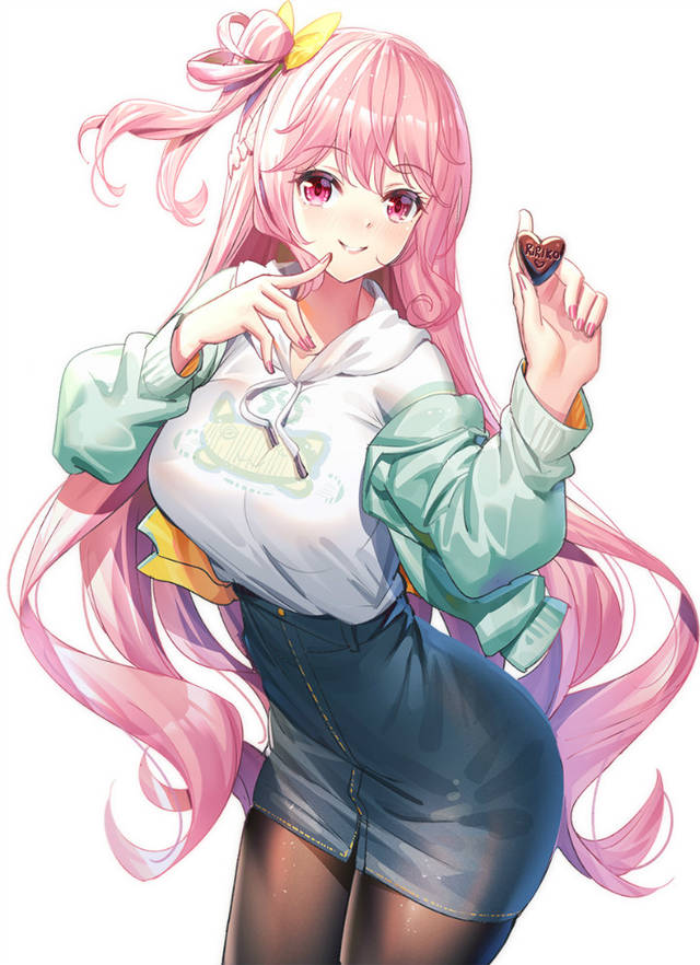 学长,请收下我的巧克力!分享一组p站动漫女生头像