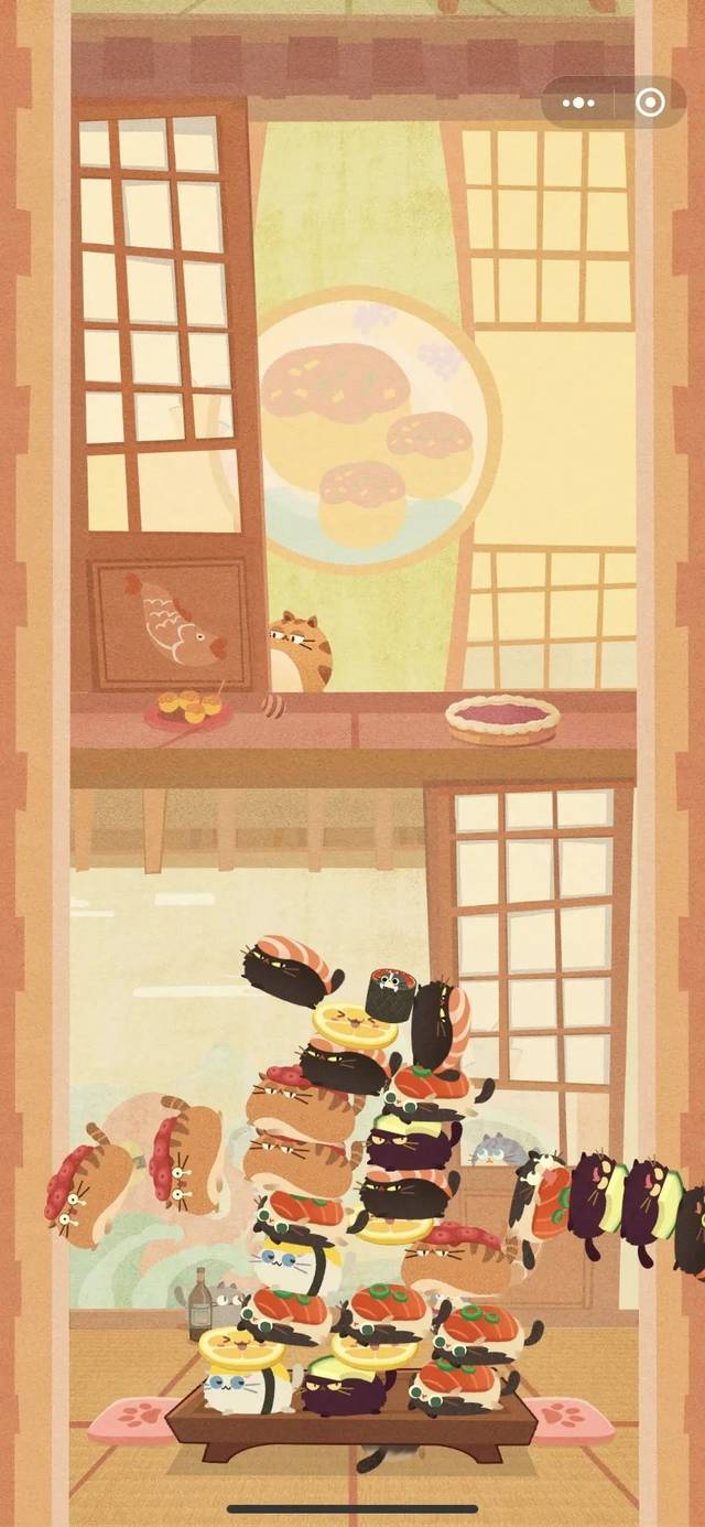 一起叠猫猫,一起喵喵喵喵喵~《寿司猫叠高高》