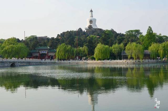 北京春天最熱門的公園白塔是這裡的標誌門票10元能玩一天