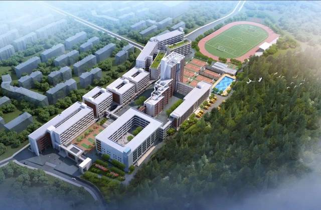学校董事会大手笔,高起点,高标准,高品质地兴建龙实b校区