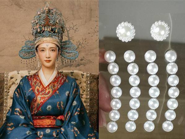 清平乐张贵妃戴婚礼拱门当头冠