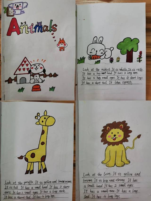 四年级小学生自制绘本-千图网