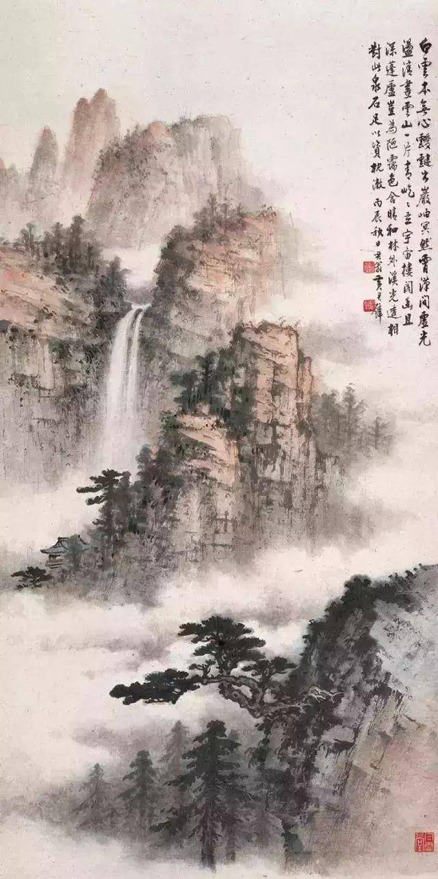 黄君璧绝美山水25幅，看看什么叫做“气势万千”！_搜狐网