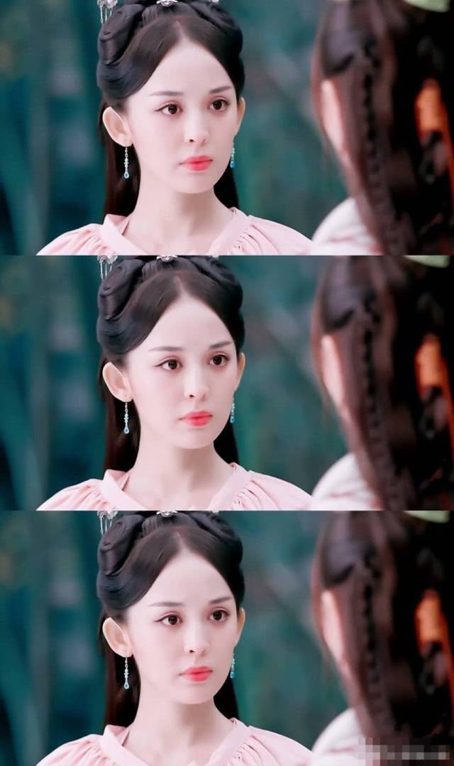 《大唐明月》中女主娜扎定妆照路透,红衣的她美艳绝伦