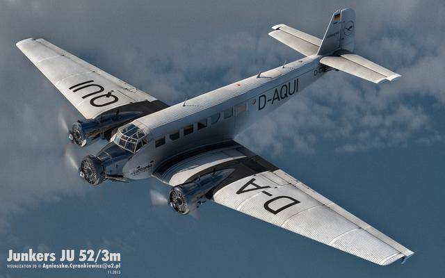 ju52容克大嬸,是最成功的三發飛機_手機搜狐網