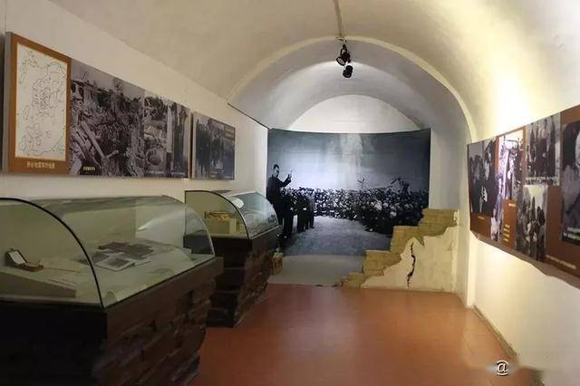 第一块地震破坏程度分布图石碑,因1920年宁夏海原地震而制造的全国