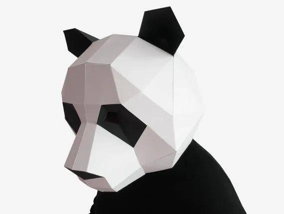 纸亦| diy 潮流的你专属动物纸雕头套