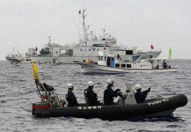 中国海警在钓鱼岛追赶日本渔船?场面一度紧张,日本海保也加入
