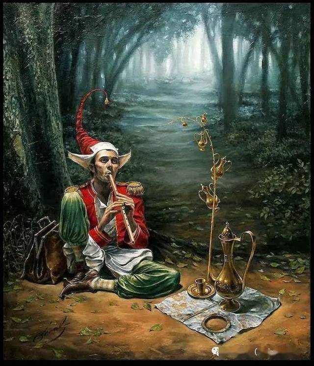 大众艺术网荒谬是逻辑的反面或现实游戏旅美俄罗斯荒诞派画家michael