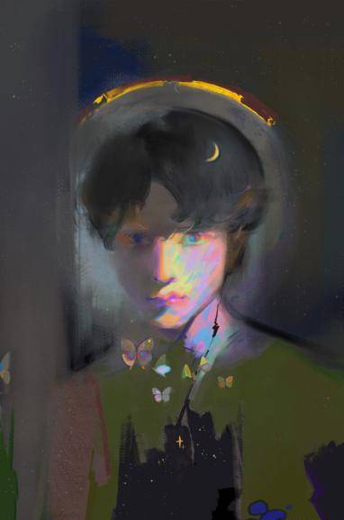 抑郁症画家 | 我身处黑暗 但愿意为你画下这漫天的星光
