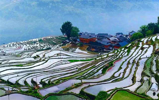 中国最好的梯田之一 加榜梯田,每年吸引大量摄影师来打卡