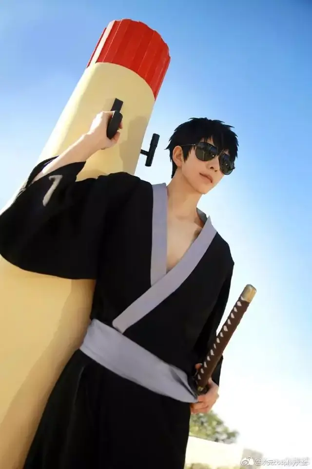 《银魂》土方十四郎,盛世美颜cos感觉我快恋爱了
