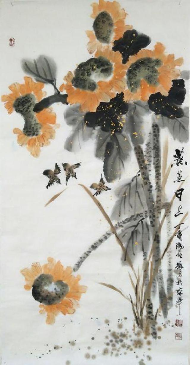 百花之中她妩媚——小记女画家张立