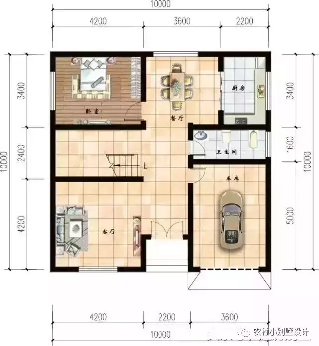 10米x12米自建房设计图图片