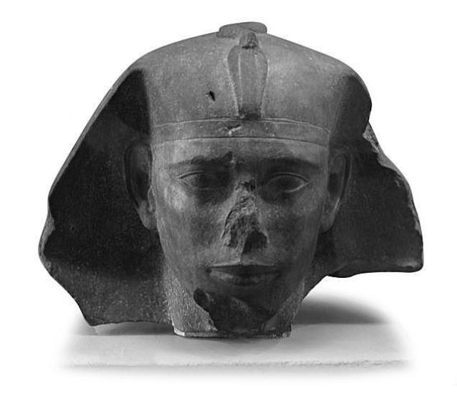 贾科梅蒂 alberto giacometti   法老头像手稿