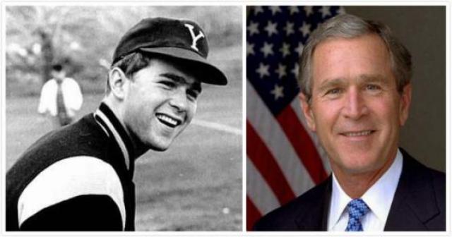 乔治·沃克·布什---原美国总统小布什(年轻时好小鲜肉哦,笑得好灿烂)