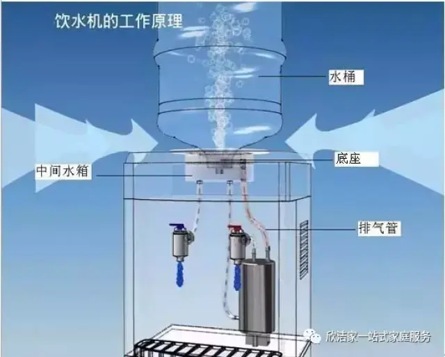 饮水机内部结构图片