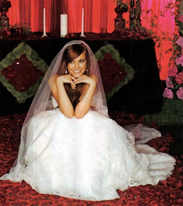 身为婚礼企划者的preston bailey帮自己设计的婚礼就是以金刚为主题