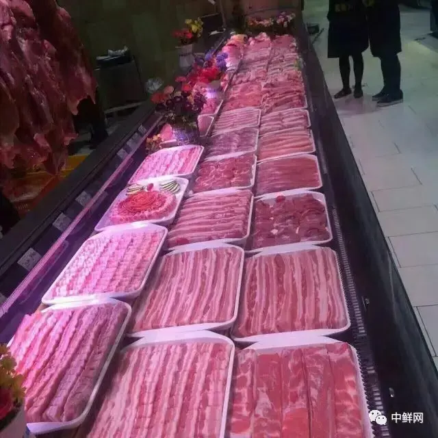 猪肉陈列造型图片