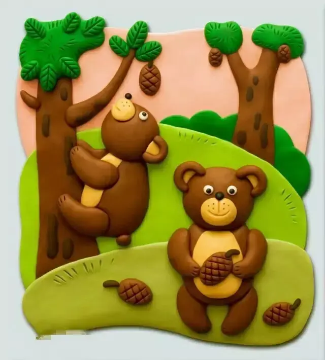 橡皮泥手工制作,含步骤【家长,幼师学起来!】