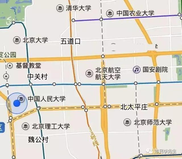 中关村街道划分图图片