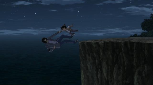 《名侦探柯南》死神小学生又被虐 坠落悬崖还能活