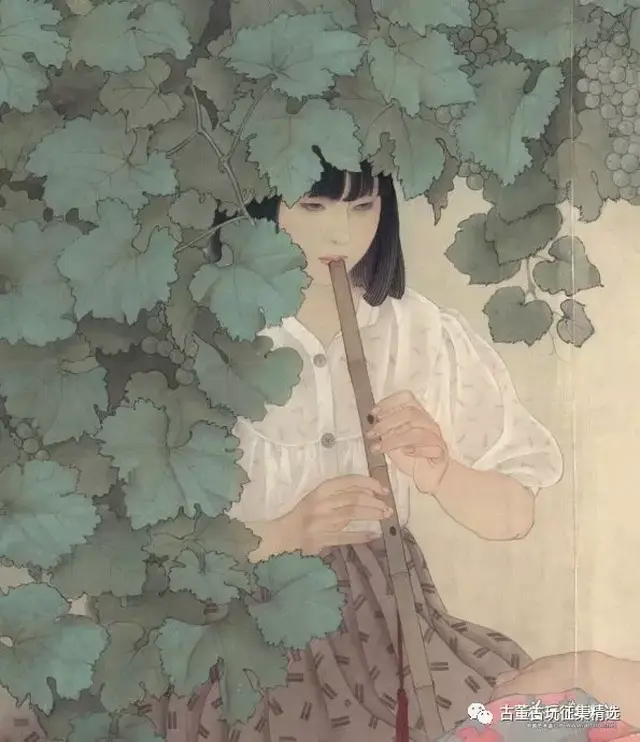 何家英酸葡萄字画鉴赏