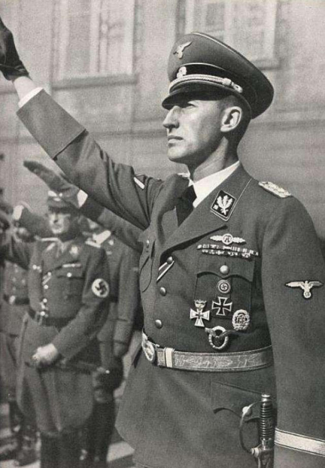 纳粹德国手势图片