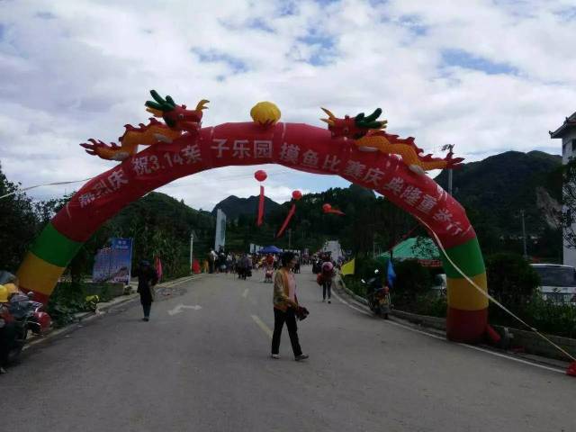 新窑镇桥梁村百名村民抓鱼比赛,其乐融融!