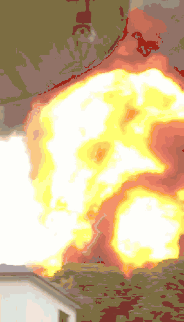 爆炸蘑菇云gif图片