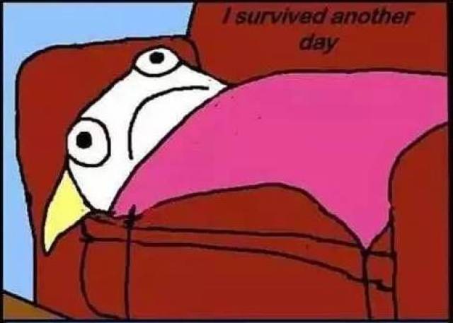 "我又活过一天"