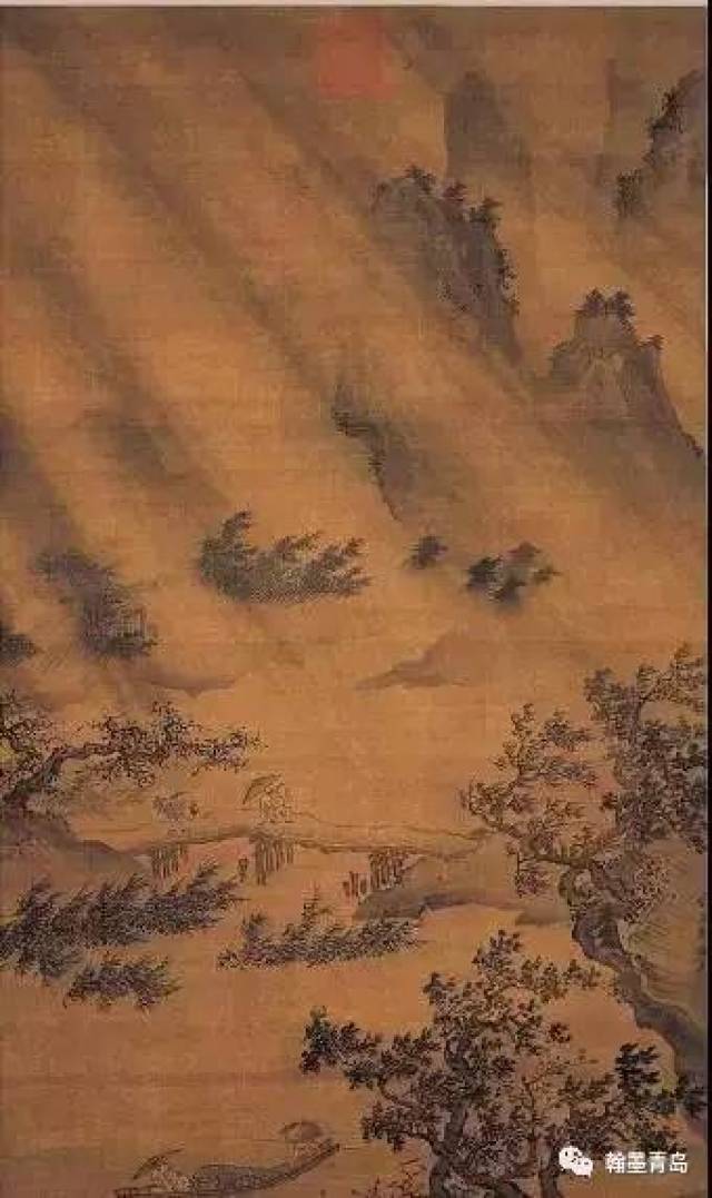 经典雨景山水,淋漓尽致