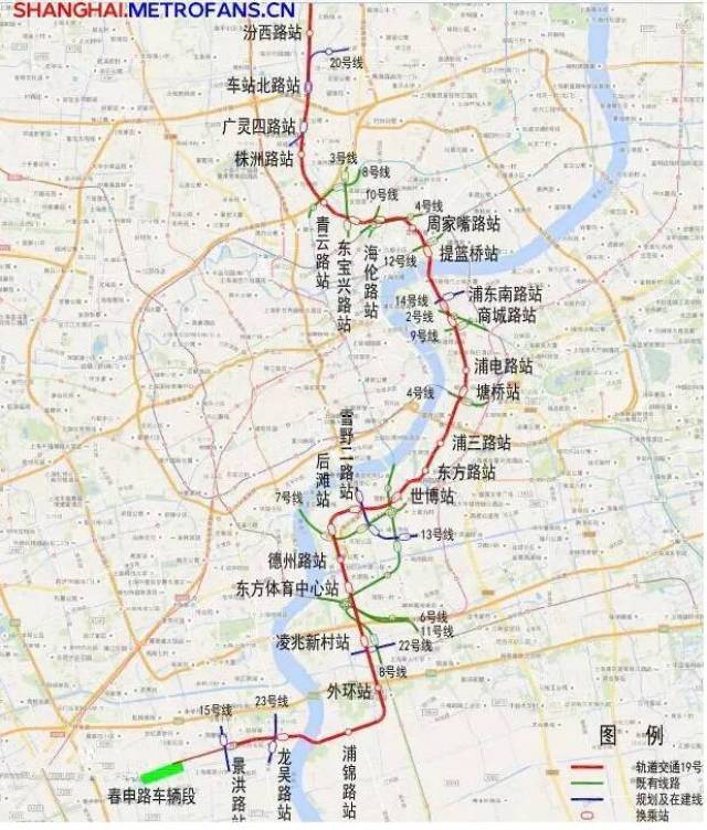 二期,远期将延伸到崇明岛,横沙岛, 崇明县三岛将全通地铁.
