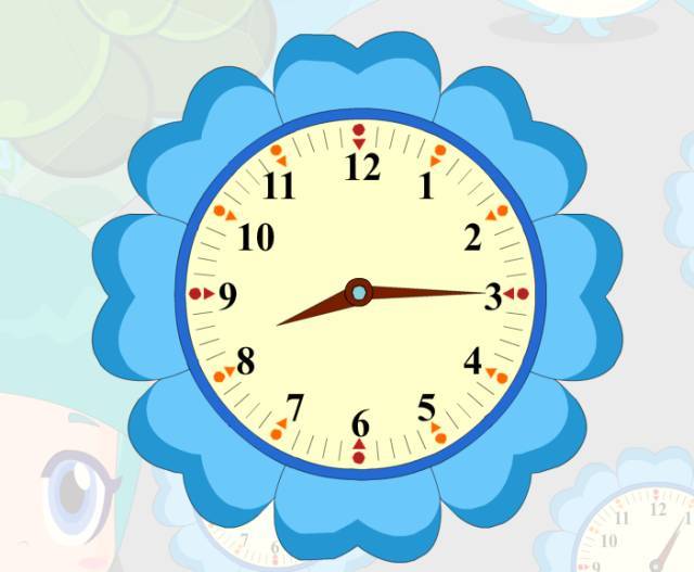 (分不够两位,用0占,占前位,如5:07) 【小技巧】小朋友们看钟表的时候