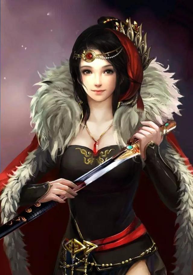 视觉插画丨三国志角色原画设定-百花缭乱《Ⅰ》