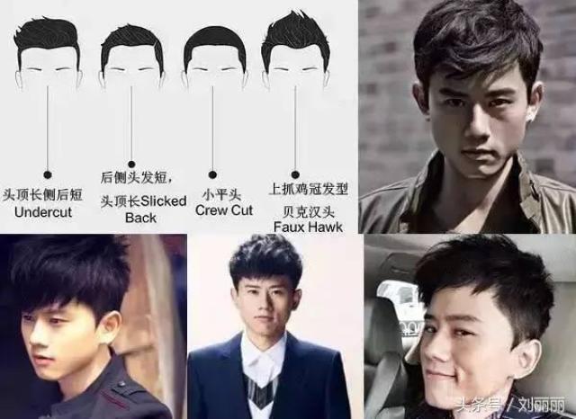 脸型分类图 中国男人图片