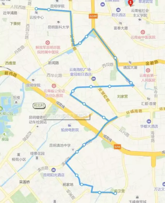 昆明最牛的9条公交线路,没坐过不要说你生活在昆明!