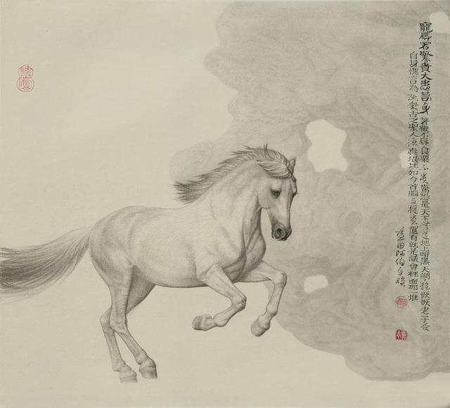 古代的马怎么画,如何画一只马,古代房子怎么画_大山谷图库
