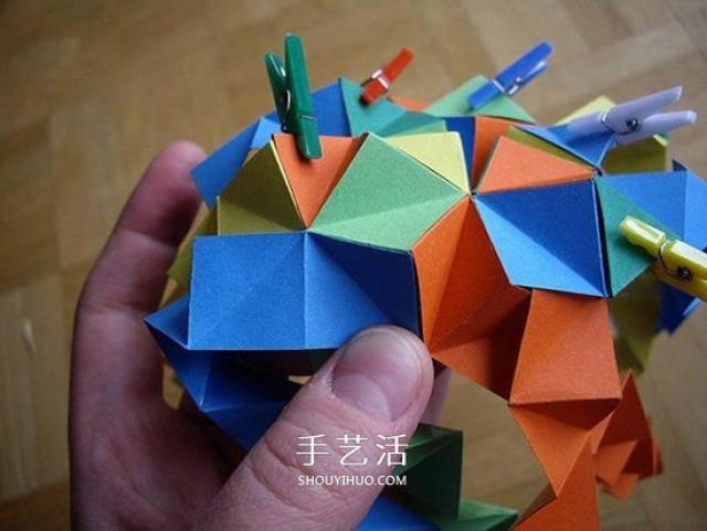 用纸做的夹子怎么折,手工折纸夹子怎么折,纸夹子怎么折_大山谷图库