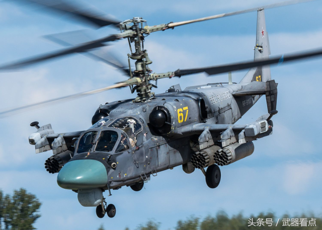俄罗斯 ka-52 短吻鳄武装直升机——高清相片
