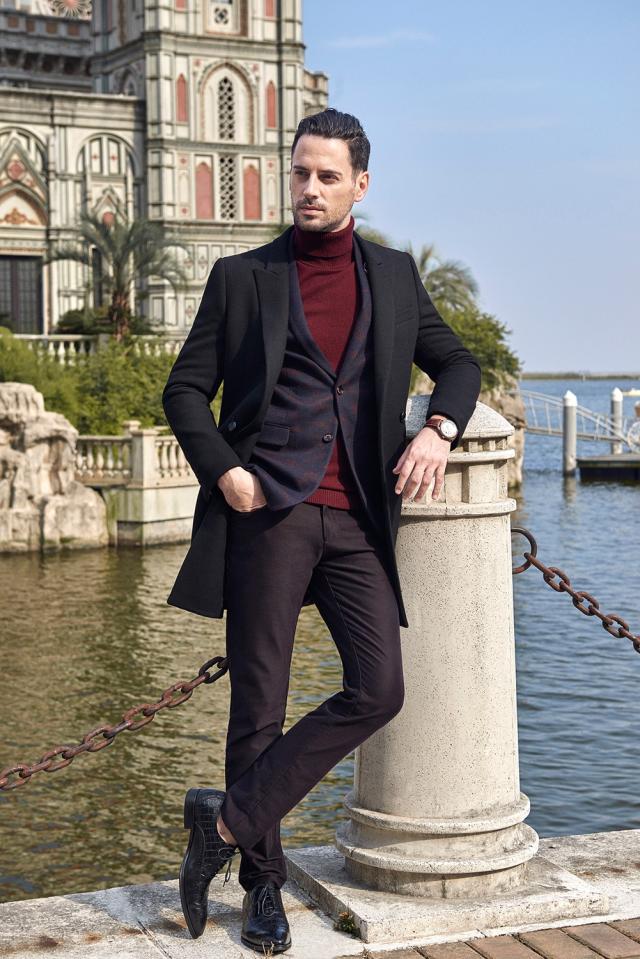 服装极致讲究,简约时尚大气 也是爱登堡的宗旨 始终将高雅英伦绅士风